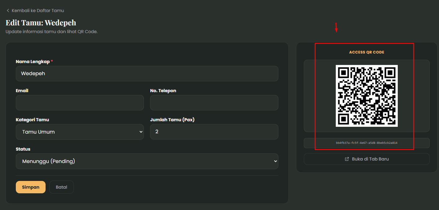 Keamanan Unique Hash Link Undangan BukuTamu Pro